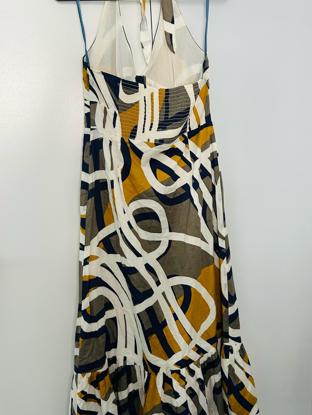 Maeve Women’s print halter midi button front dress Size 10 - Picture 4 of 12